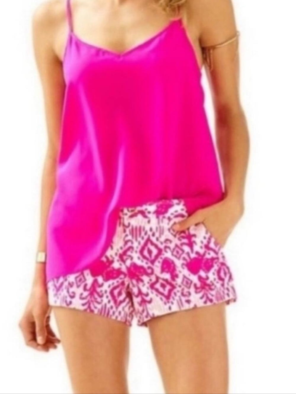Lilly Pulitzer Liana Pink Patterned Women's Shorts